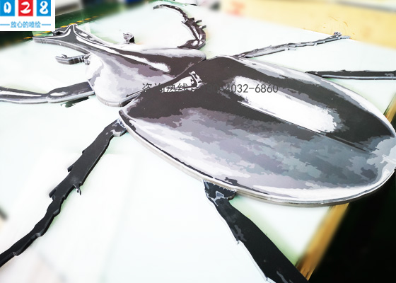 大型墻面動物圖案雕刻制作廠家